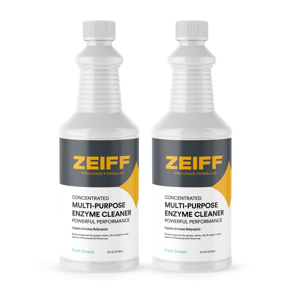 Zeiff Pro-Grade Multi-Purpose Probiotic Enzyme Cleaner - 32 Fl Oz (Pack of 2)