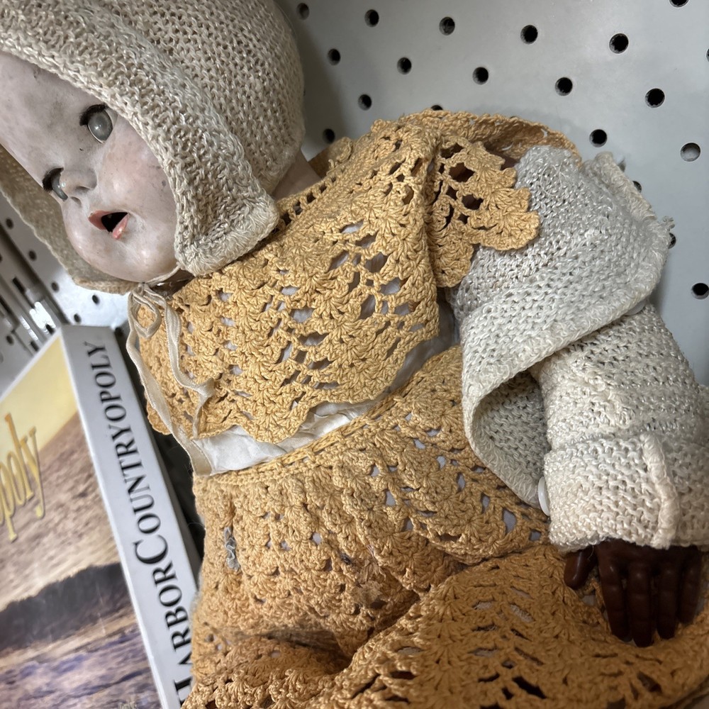 Composition Doll Haunted Entity "Roe” DEMONIC Handle With Caution! 1930s VTG