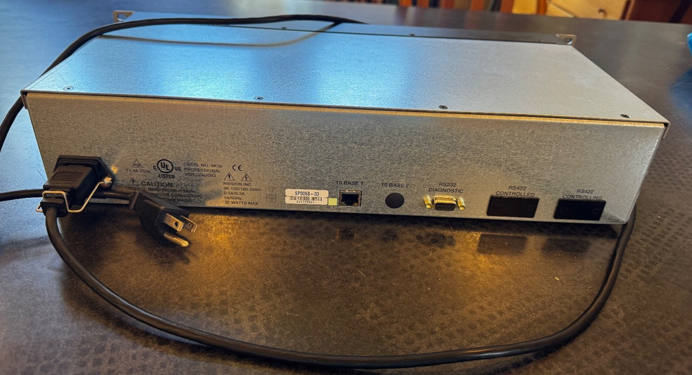 Miranda NV9608 Router Control Panel