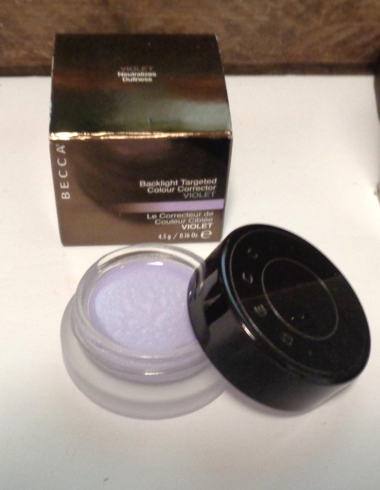 BECCA Backlight Targeted Colour Corrector VIOLET neutralizes .16 oz  NIB