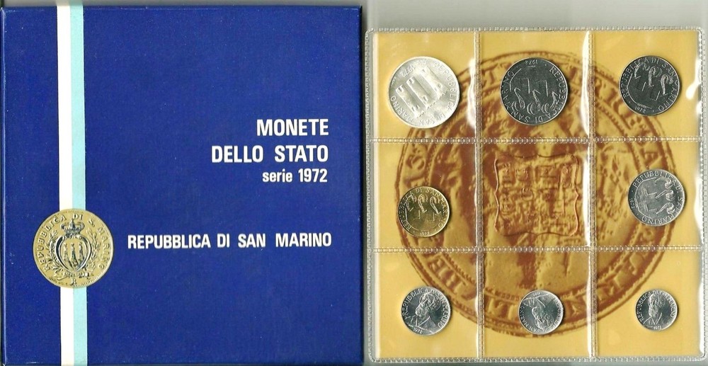 S.Marino (1972 Series) L.500 Silver