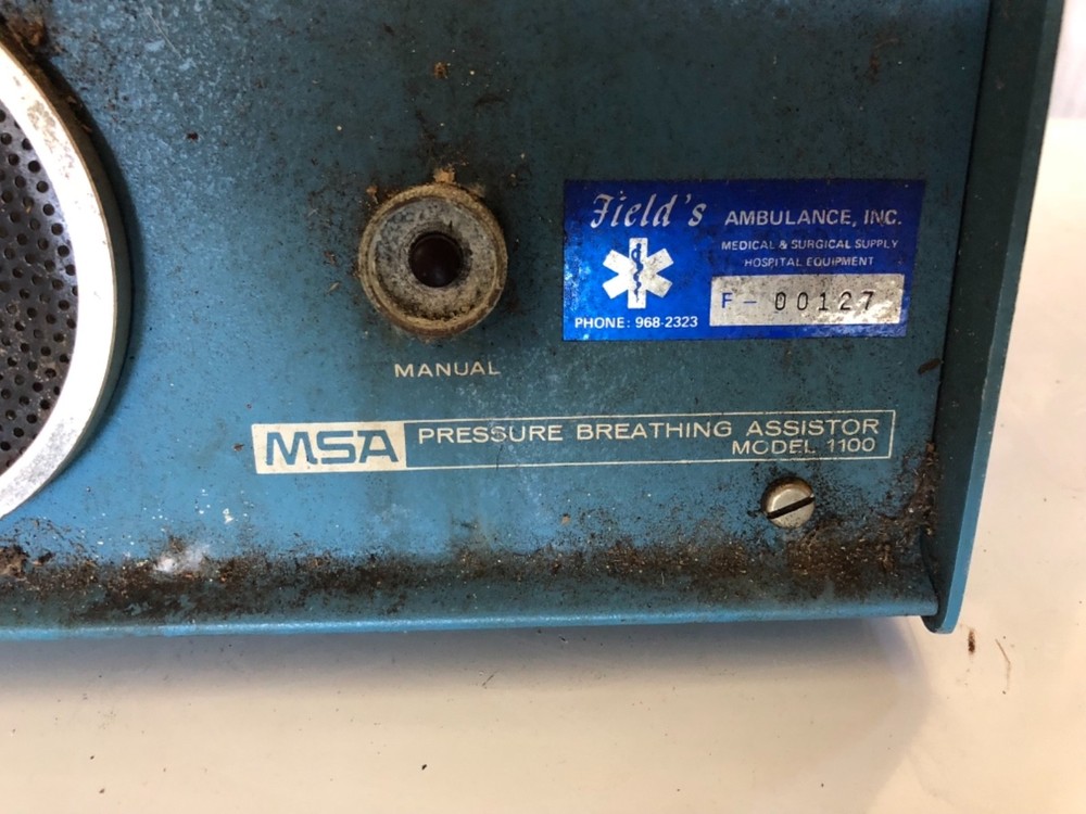 MSA Pressure Breathing Assistor Model 1100 (Used Untested)