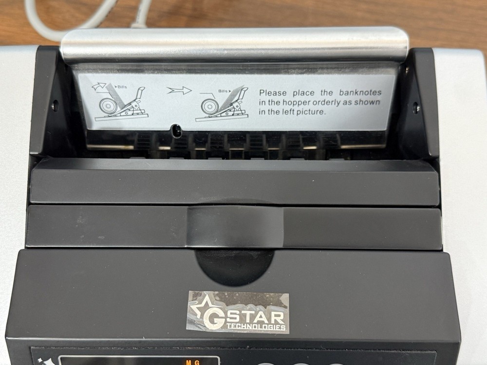 G-STAR TECHNOLOGIES GS NX-720B Bill Counting Machine - Used Working
