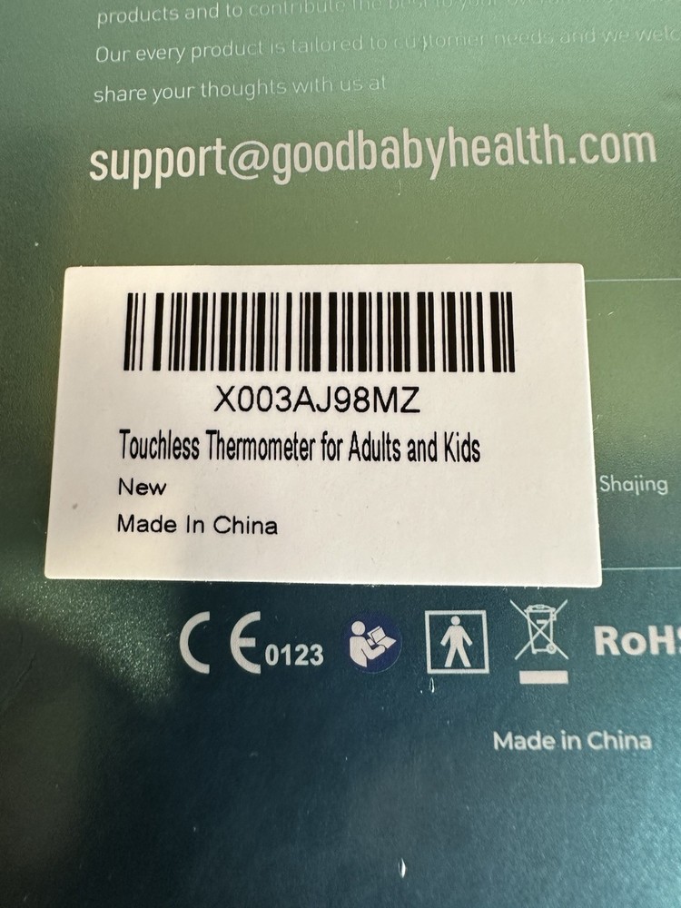 FC-IR2000 Touchless Infrared Forehead Thermometer