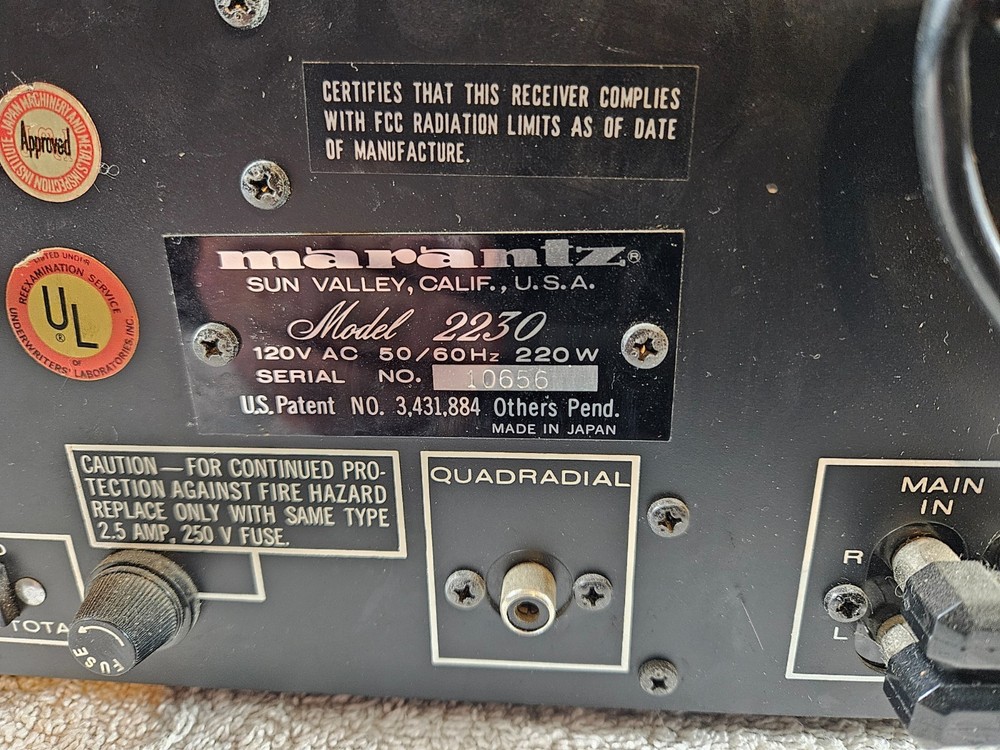 Marantz 2230 Stereo Receiver- Hear It Play!