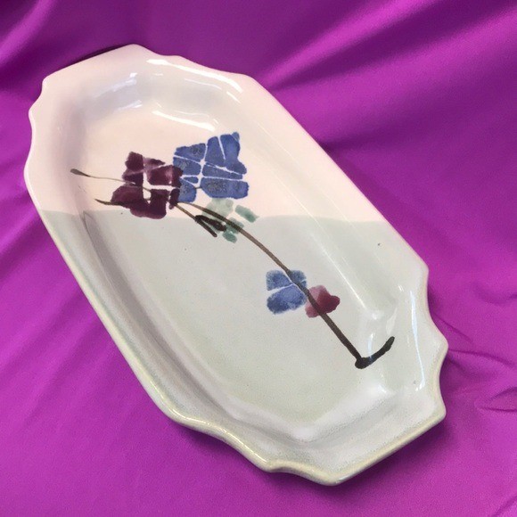 Kent Follette Signed Pottery Dish