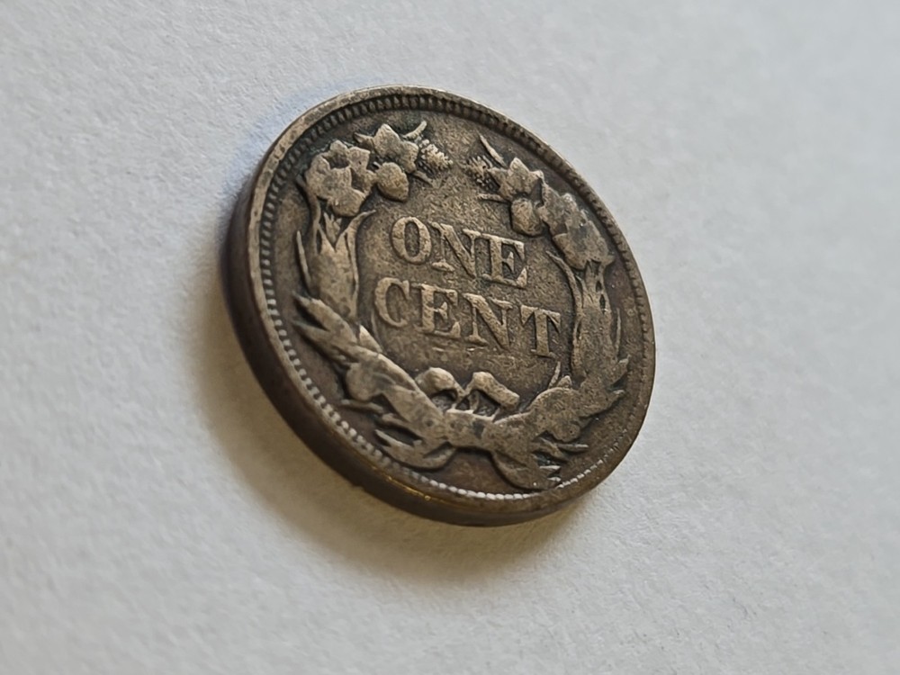 1858 Flying Eagle Cent- Large Letters, VG Details #1138