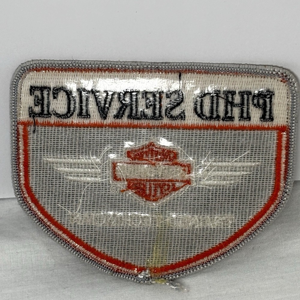 Harley-Davidson PHD Service Trained Technician Patch Black Orange