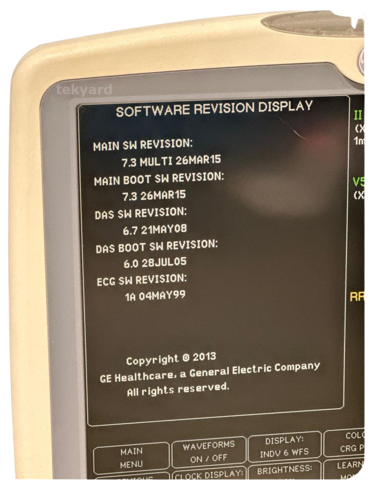 GE MULTI-PARAMETER PATIENT MONITOR