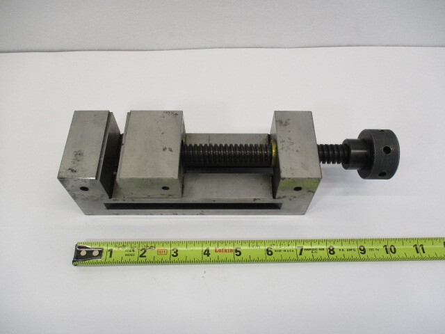 Toolmaker Machining Vise Grinding Screw Style Opens 3-1/4" Bronze Bushing EC