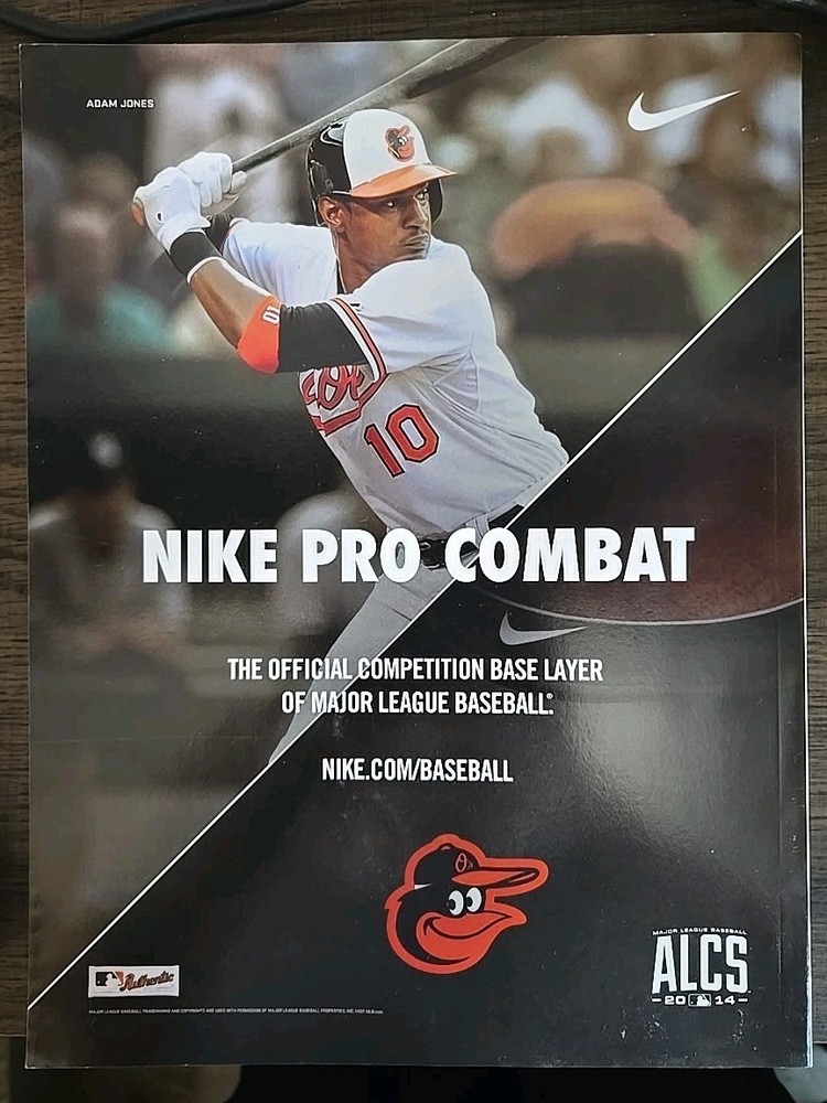 2014 ALCS Program MLB Kansas City Royals VS Baltimore Orioles
