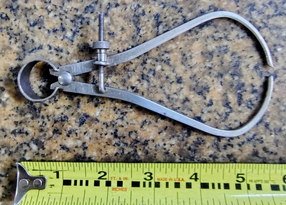 🗽 VINTAGE 3" OD CALIPER MACHINIST/TOOLMAKER