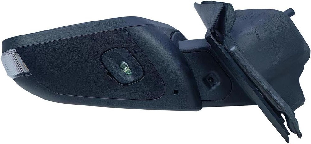 Replacement Driver Left Side Door Mirror Textured Cover Manual Folding with Blin