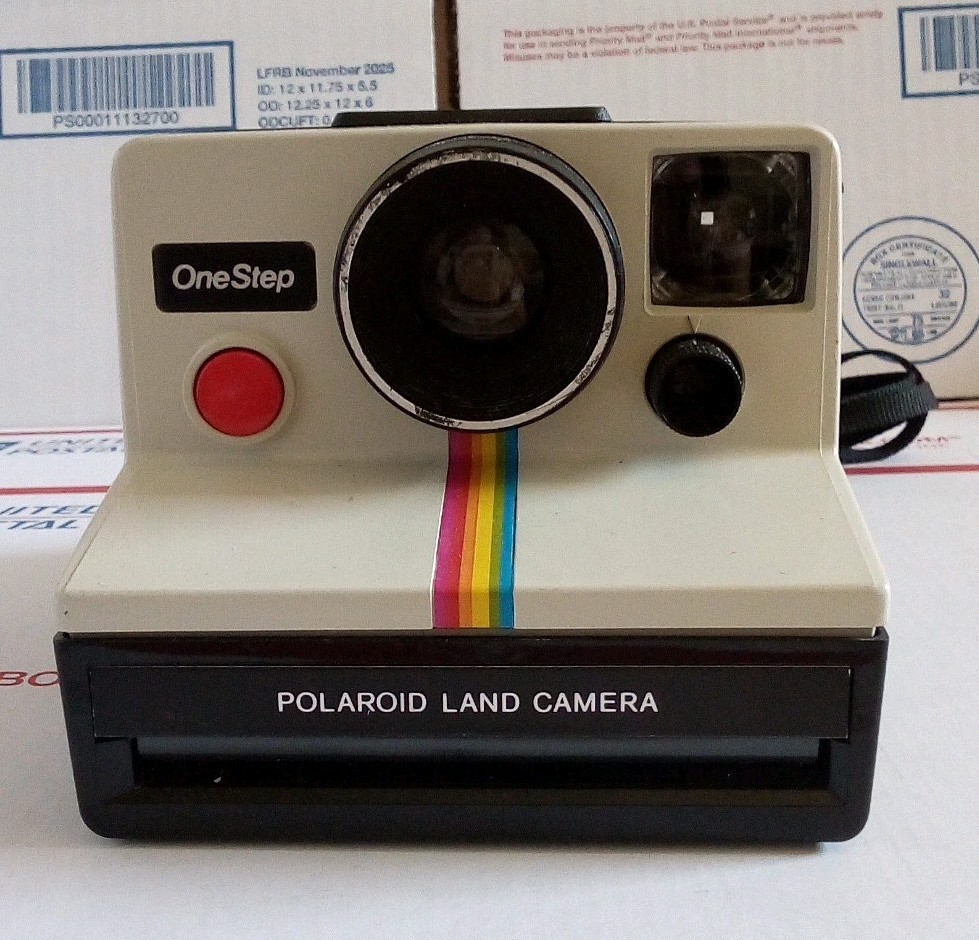 Polaroid One Step Rainbow Land Camera  UNTESTED AS-IS