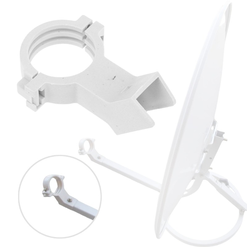 Sturdy Brackets Clinker for Secure Satellite Dish Easy Installation Designs
