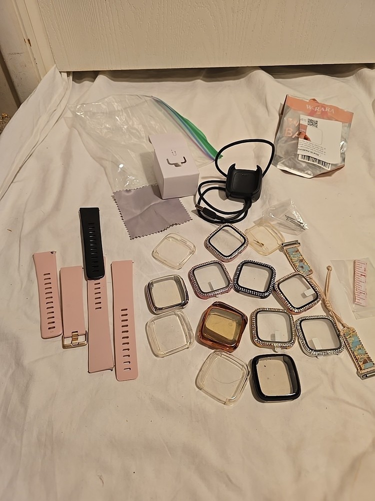 Fitbit Versa 2 Accessories  Watch Charger, Face Covers, Bands