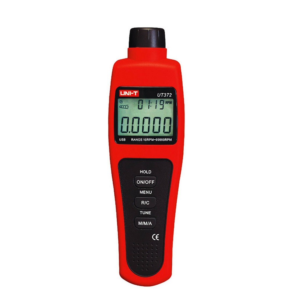 UNI-T UT372 Digital Laser Photo Non-Contact Tachometer Wide Range USB Interface