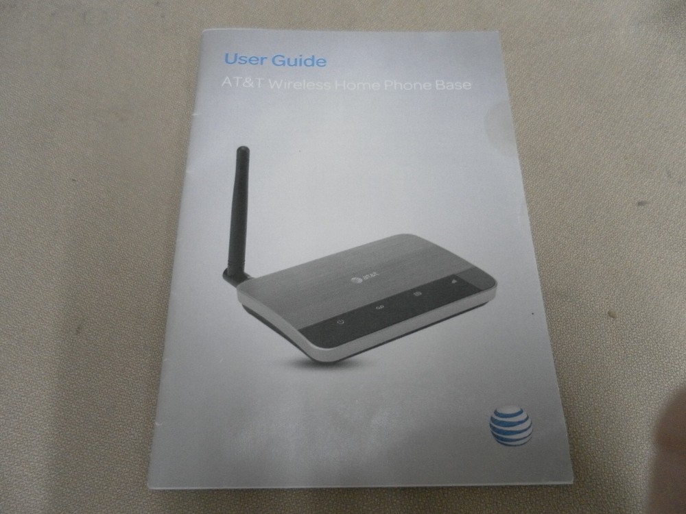 AT&T Wireless Home Phone Base Model WF720 Black Open Box Handled