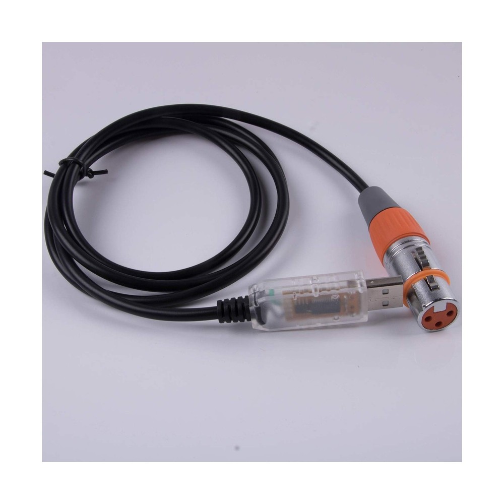 USB to DMX Interface Adapter LED DMX512 Studio Computer PC Stag... FAST USA SHIP