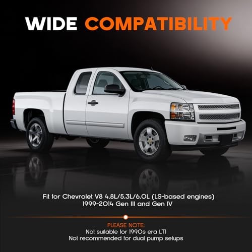 58 PSI Fuel Filter Regulator Kit for LS Engine Swap EFI Conversion,Compatible