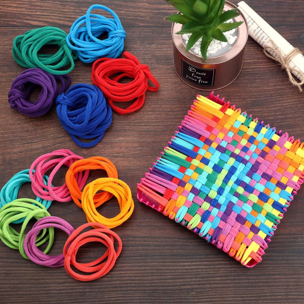 Weaving Loom Loops Kit Rainbow Colors Craft Refill Pack