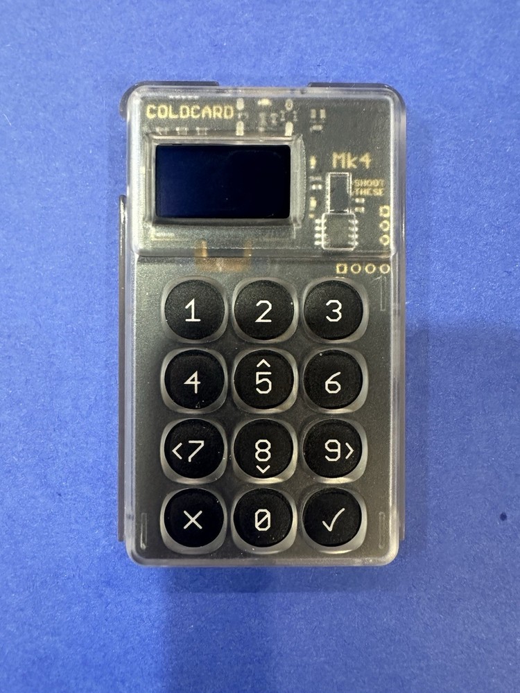 ColdCard MK4 Bitcoin Wallet