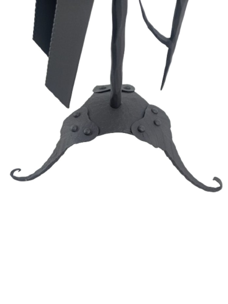 Fireplace Accessory Set Wrought Iron Tripod Tool Kit Fire Stove