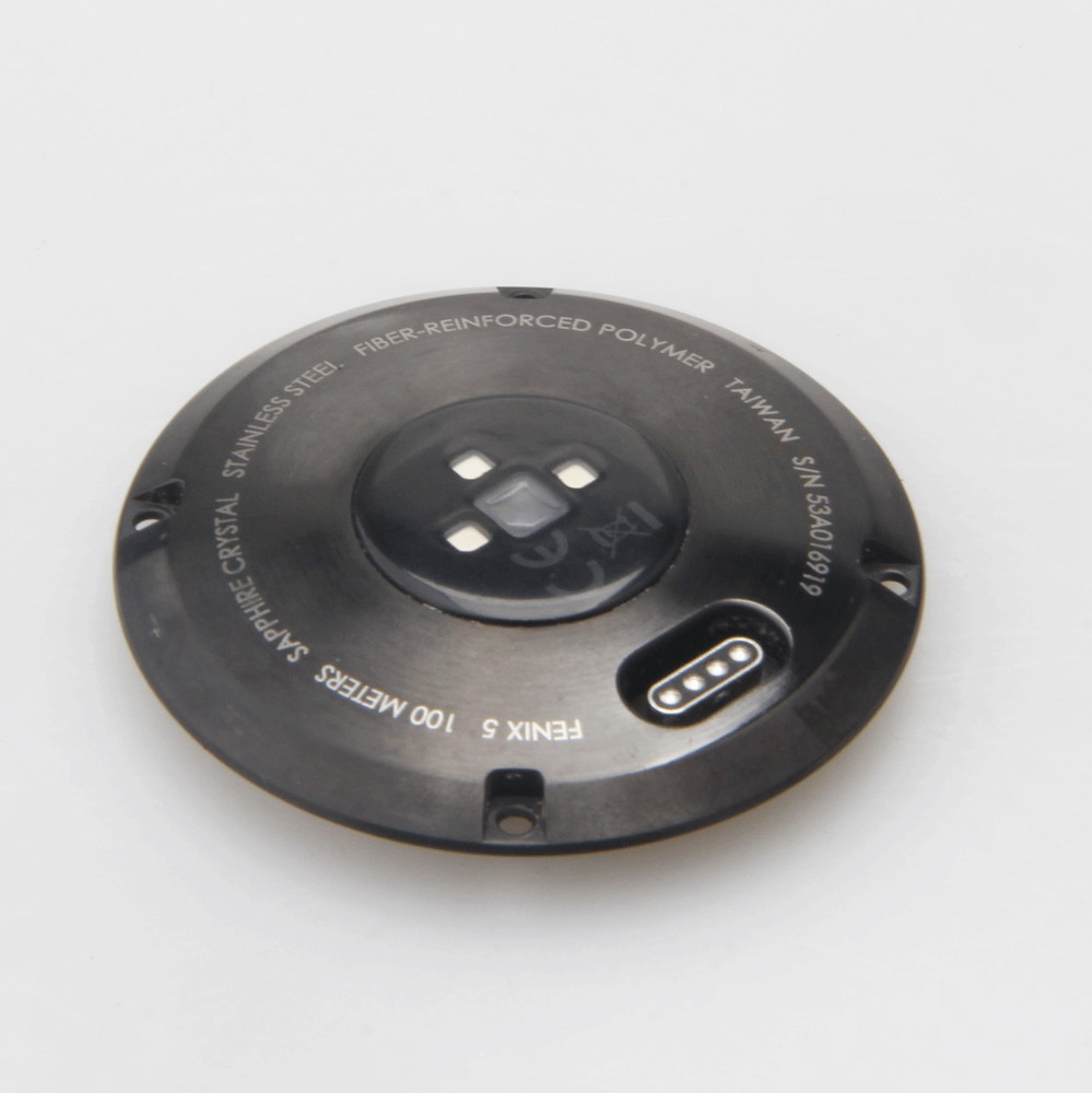 Fr Garmin Fenix 5 Wtach Back Case Back Cover With Battery Replacement Part Black