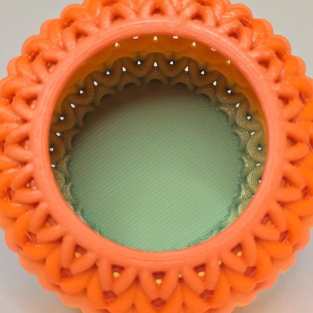 4 Piece Boho 3d Printed Vanity Set