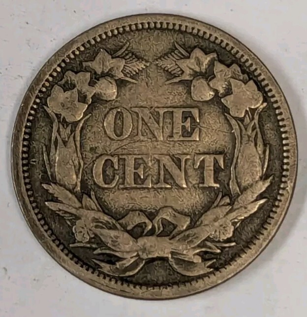 1858 Flying Eagle Cent #T50