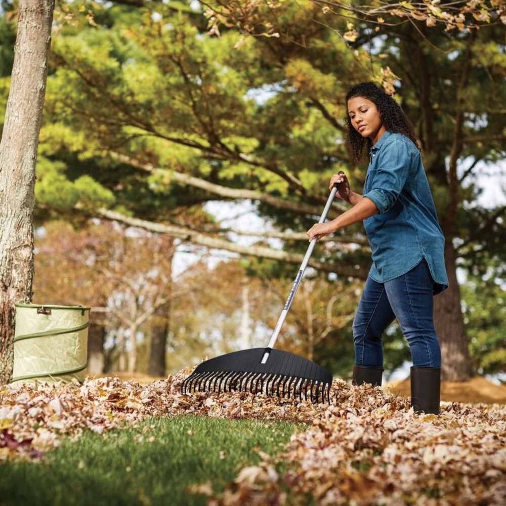Poly Leaf Rake, Leaf Rake, 67" Length