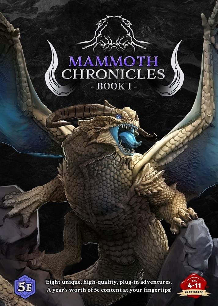 Mammoth Chronicles: Vol. 1-8 Dungeons Dragons adventures 5e 5th editon
