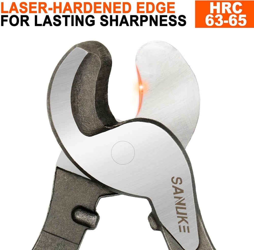 10 Inch Cable Cutters, Sanuke High Leverage 10" cable cutter, Copper