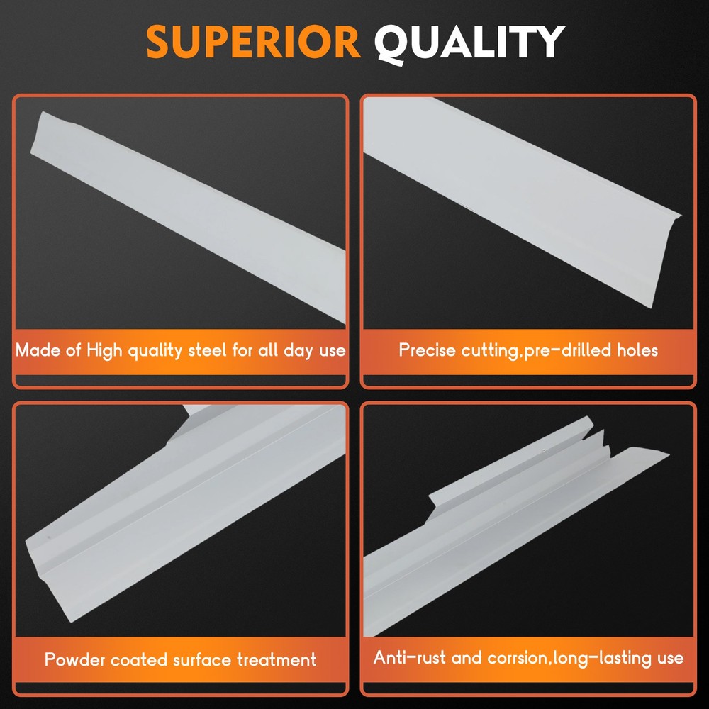 Pair Rocker Panels For 2007-2016 2017 Ford Expedition Not For EL models