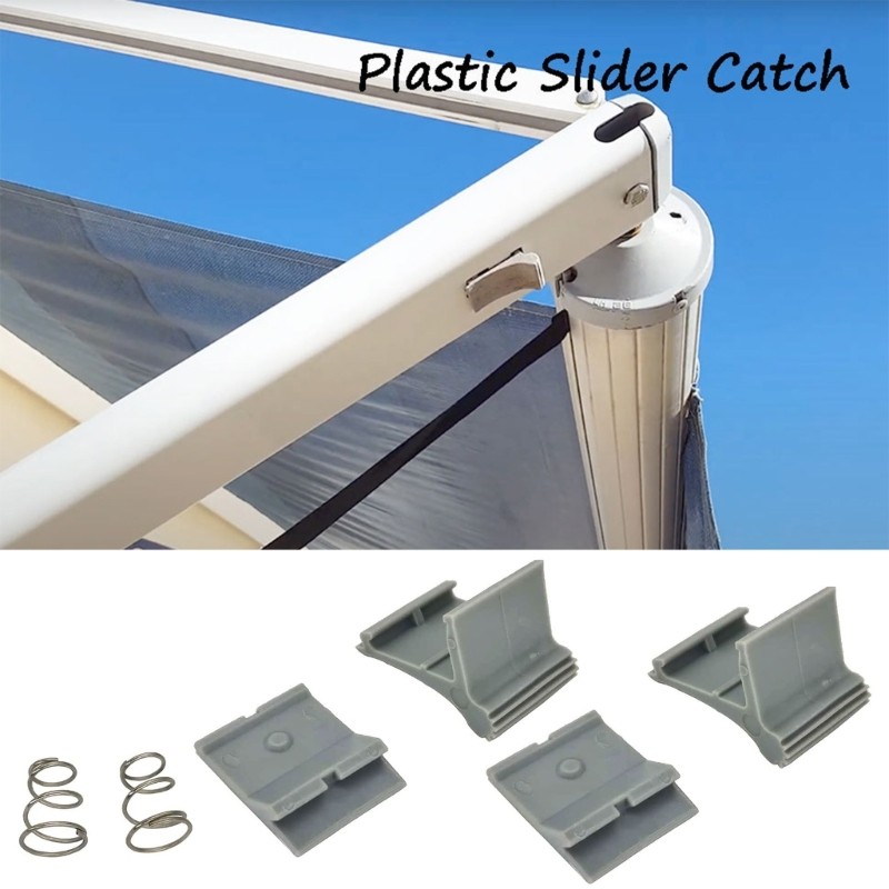 2 Pack Slider Catch Replacement Trailer Shading Patio Awning Slider Catch