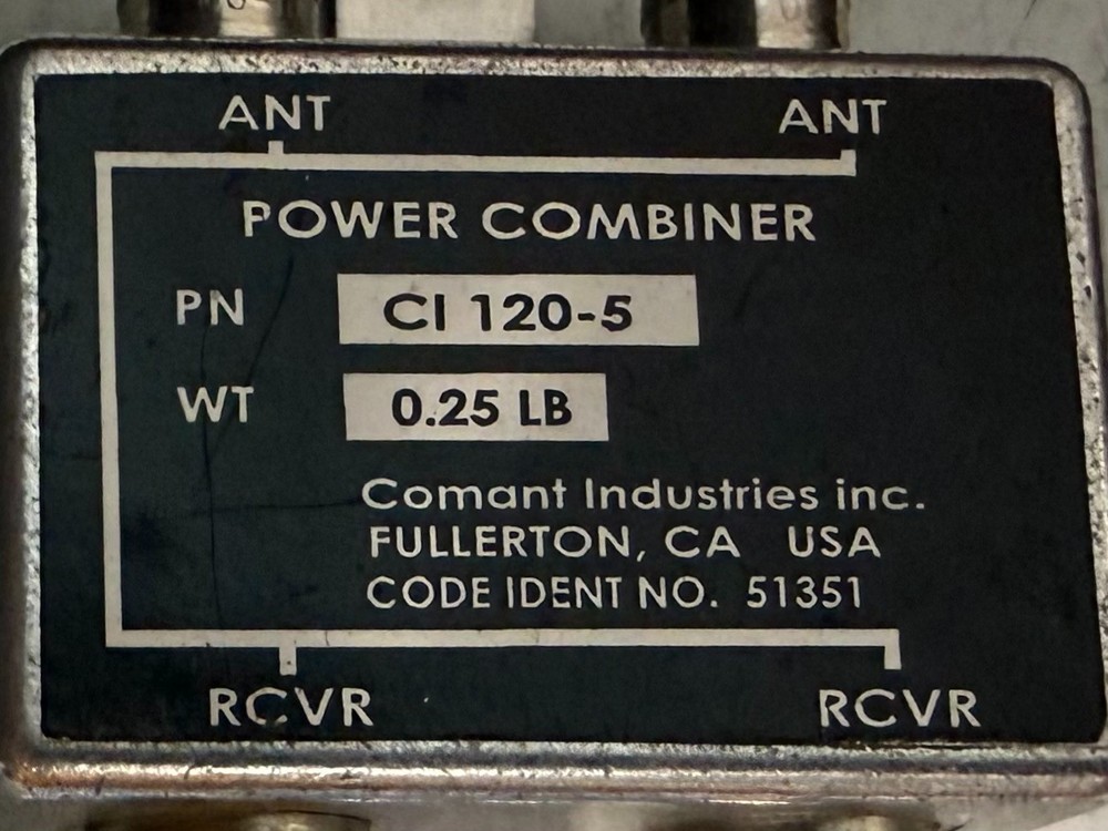 Power Combiner CI-120-5 Removed Working