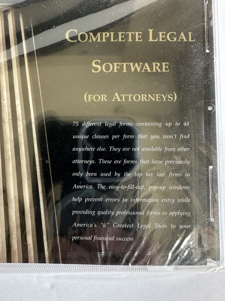 IBM &Mac Compatible Complete Legal Software CD