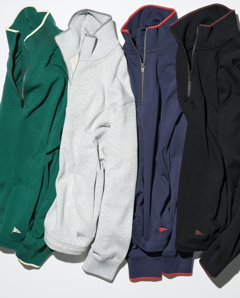 UNIQLO Sweat Half-Zip Pullover Japan NEW