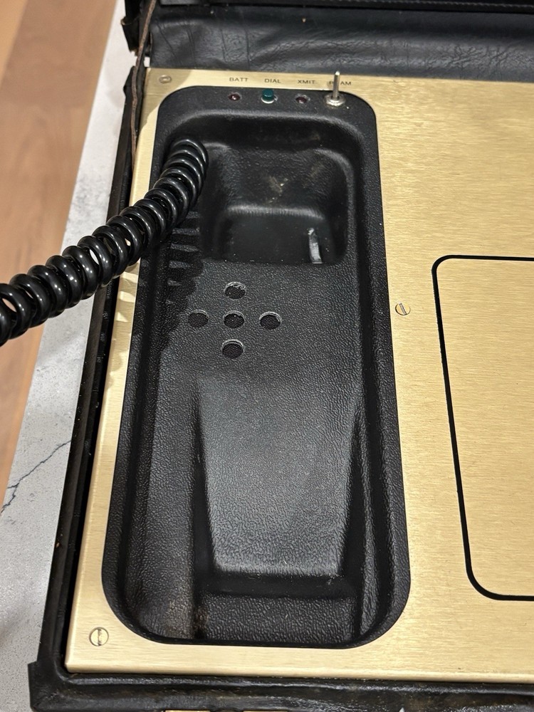Integrated Systems Technology Tel-Com 150A Mobile Briefcase Telephone Paperwork