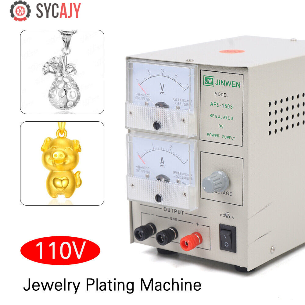 Plating Machine Gold Silver Electroplating kit Plater Jewelry Processing Tool!