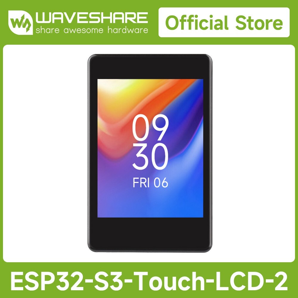 Waveshare ESP32-S3 2inch Capacitive Touch Display Development Board, 240×320