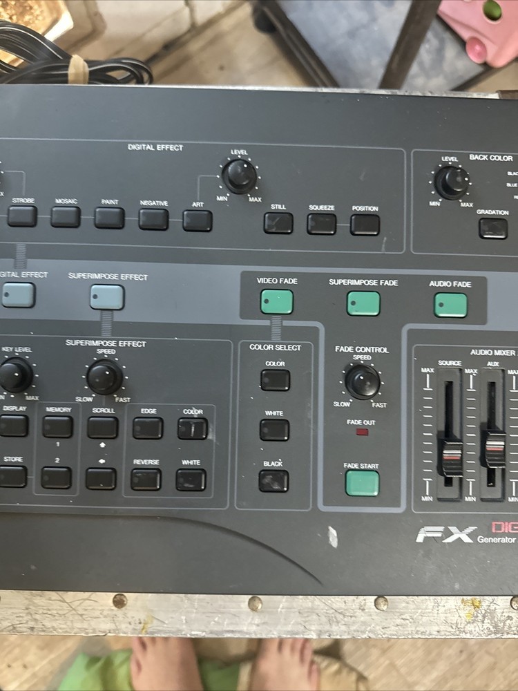 Panasonic WJ-AVE3 FX Digital Generator Video Effects Processor Mixer RARE HTF
