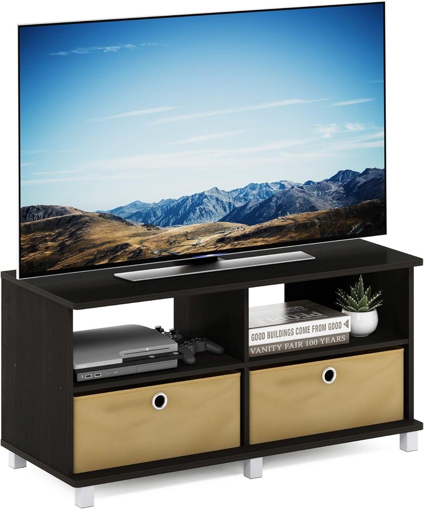 Econ TV Stand Entertainment Center Espresso