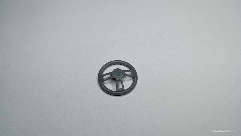 1/25 Scale 3D Resin Launch Steering Wheel