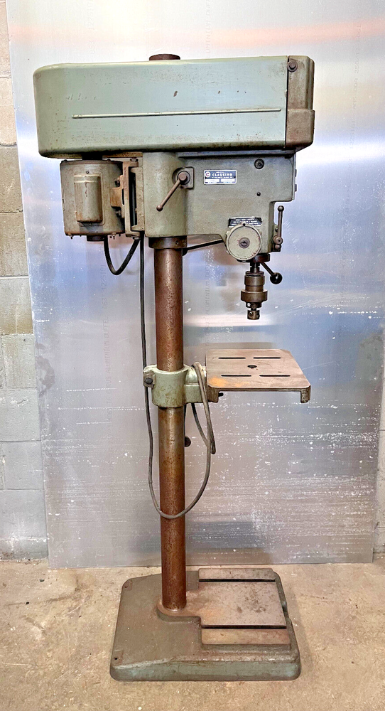 CLAUSING DRILL PRESS 115 VAC 1/2 H.P