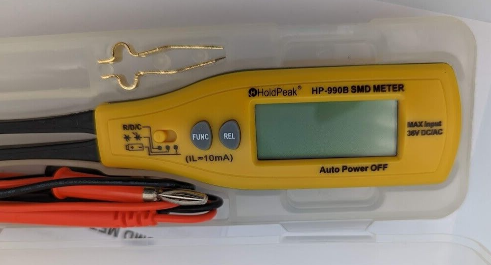 HP-990B Auto Range SMD (Surface Mounted Device) Meter Resistor Capacitor Tester