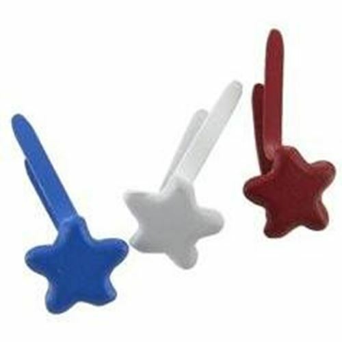 Mini Star Brads Red White Blue - 100ct