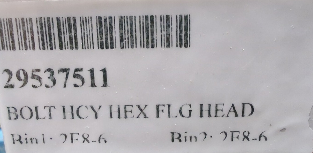 29537511 ALLISON BOLT HCY HEX FLG HEAD (3 PACK)