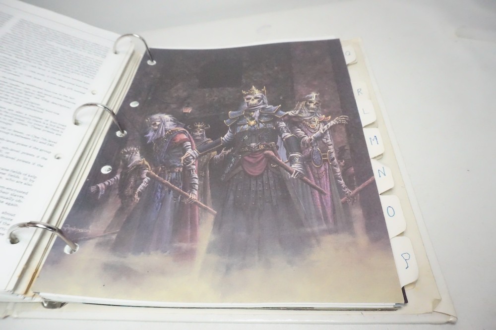 Monsters Compendium Binder AD&D Vol 1 & 2