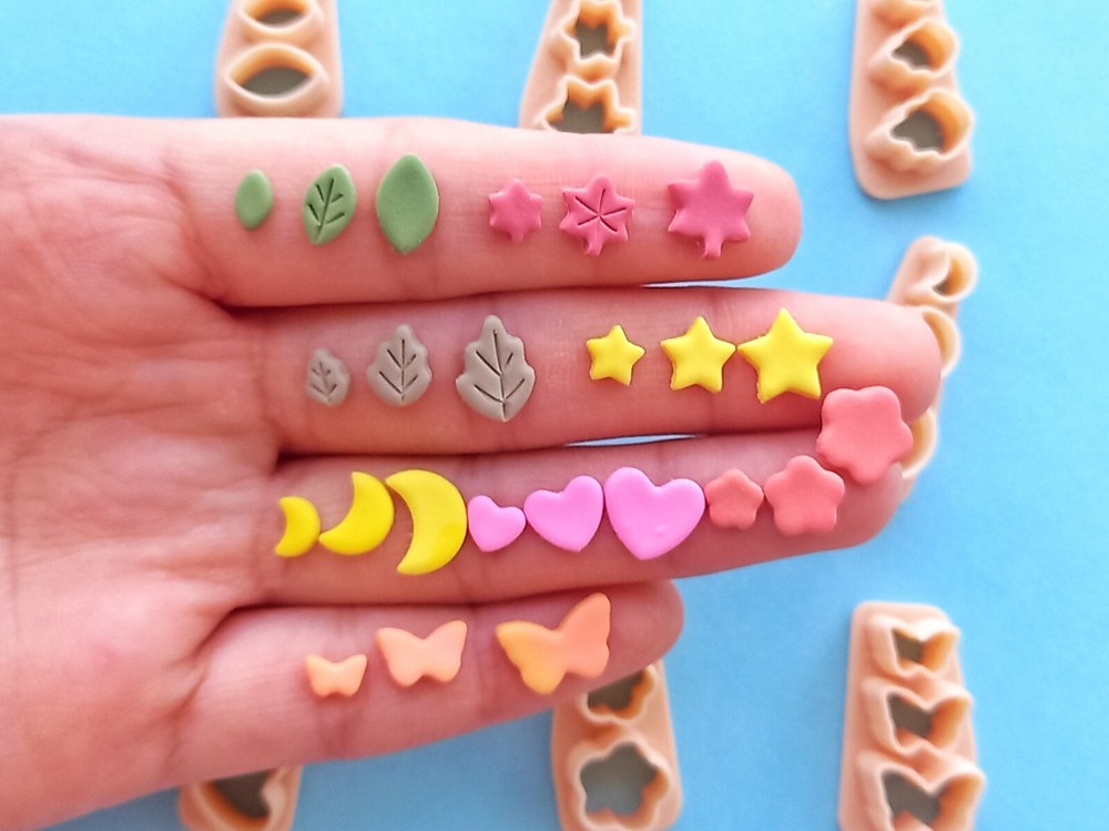 Micro Mini Polymer Clay Cutter Set | Unique Maxi Mini Clay Cutters | Clay Tools